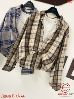 Рубашка женская с топиком