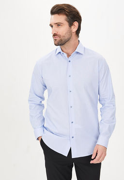 Сорочка мужская длинный рукав GREG 211/131/226/Z/1p STRETCH  фото 8