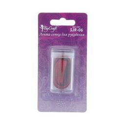 FAYCRAFT Ювелирная лента SJR-06 6 мм 5 х 1 м СК/Распродажа №07 красный