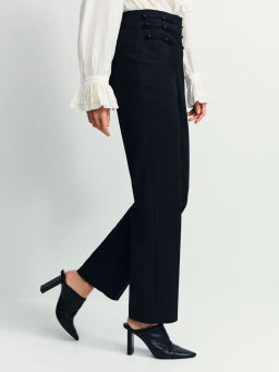 Зауженные брюки с хлопком в составе / Zarina