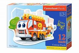 Castorland. Пазл 12 MAXI арт.B-120109 "Пожарная машина"