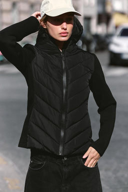 CONTRAST PADDED JACKET - Zara фото 7