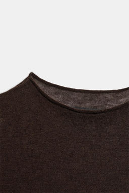 EXTRA FINE WOOL AND SILK TOP - Zara фото 5