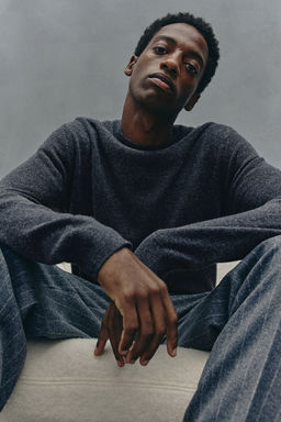 Regular Fit Cashmere jumper - H&m фото 4