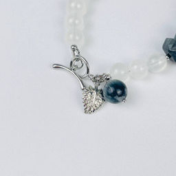 Браслет из Кварца и Соколиного глаза 17 см