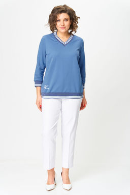 Джемпер БелЭльСтиль 870 голубой фото 4