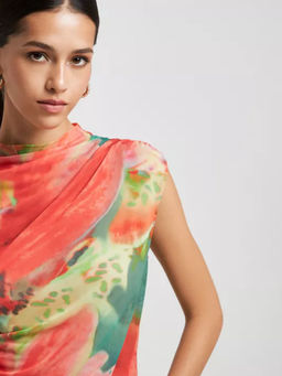 10200270382 Блузка жен. Rochetta оранжевый - Concept club фото 2