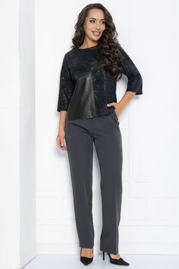 Блуза Ирэн (черная) Б12346-29 - Lt collection фото 4