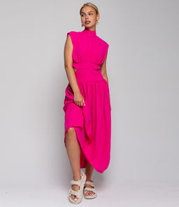 Платье #ОТЦ04002, фуксия - Dommod фото 6