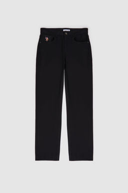 Erkek Slim Fit Siyah Kanvas / Chino Pantolon