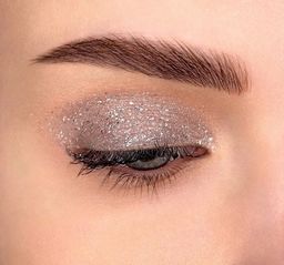LuxVisage Тени жидкие Glitter Rock тон 301 Серебряный