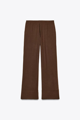 PYJAMA-STYLE TROUSERS - Zara фото 7
