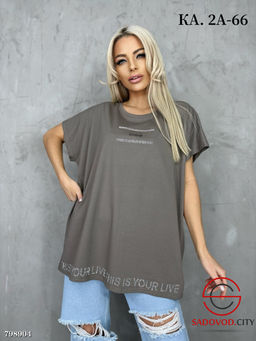 Футболка женская с надписью - Bruno фото 2