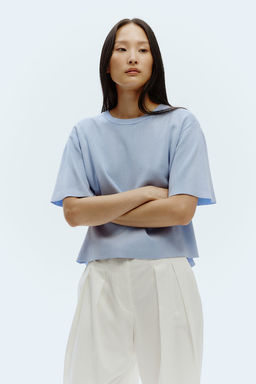 Camiseta en punto fino - H&m фото 2