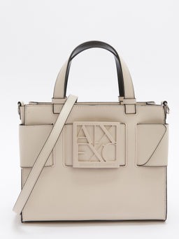 Женский тоут ARMANI EXCHANGE SUSY Артикул 4361378, серо-бежевый