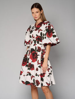 Платье женское 12521-35170 white/red - Eleganzza фото 2