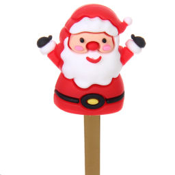 Набор для десерта "Дед Мороз и Ёлка" 4предмета (2ложки+2вилки) в подарочной коробке,золото