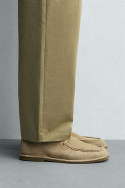 ZAPATO PIEL BORD?N / Beige - Zara фото 3