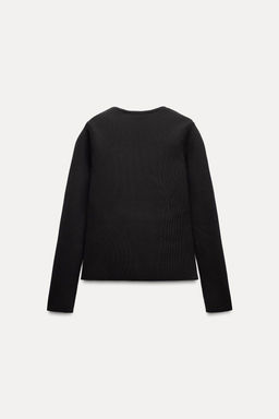 ASYMMETRIC KNIT CARDIGAN - Zara фото 8