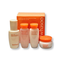 Набор уходовых увлажняющих средств SULWHASOO Essential Daily Routine Kit (4 Items), Serum 8ml+Water 15ml+Emulsion 15ml+Cream 5ml