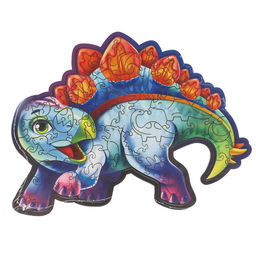 Пазл деревянный фигурный Стегозавр, 67 элементов - Лесная мастерская фото 9