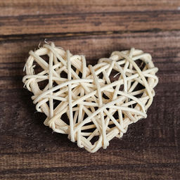 Декор для творчества из лозы «Сердце»