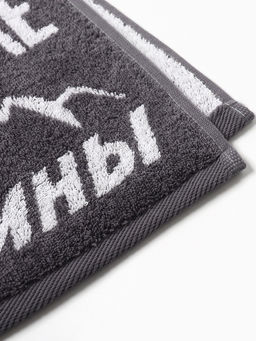 Полотенце махровое Этель Больших побед, 70?130 см, 100% хлопок, 420 г/м?, серое