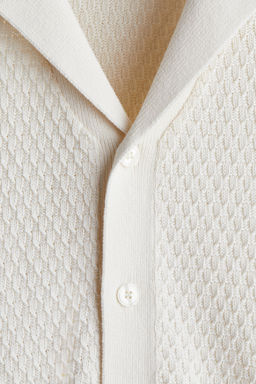 Camisa resort en punto texturizado Regular Fit - H&m фото 4