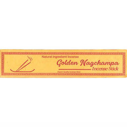 Himalayan Arts Golden Nagchampa Золотая Нагчампа благовония, 15 палочек на бамбуковой основе