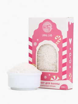Жемчуг для ванны Чудес и радости, 200 г, аромат ванильный пряник, URAL LAB