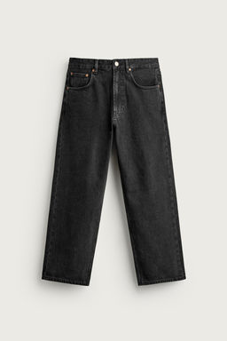 JEANS LOOSE CROPPED FIT / Carb?n - Zara фото 5