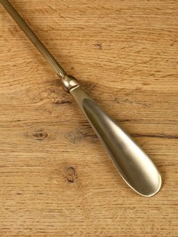 Ложка для обуви «Винтаж», 45.5 см, латунь, манговое дерево