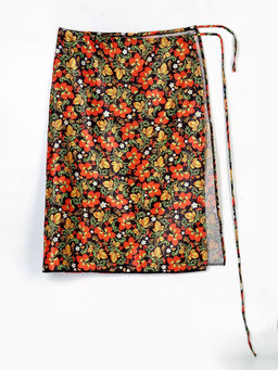 Карнавальный набор «Народная краса»: юбка р-р. 40-48, воротник, повязка, цвет чёрный