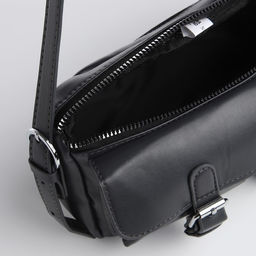 Сумка женская с карманами кожзам, графитный цвет - Nazamok фото 7