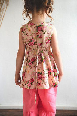 Л 21-20 бриджи и блуза для девочки "ELF" розовый