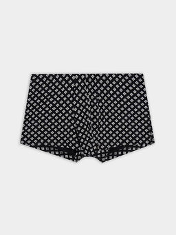 Цена за 2 штуки! Трусы боксеры мужские черные с узором - Mark formelle фото 8