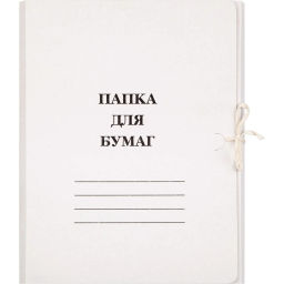 Папка с завязками для бумаг 300 гр/м2 А4 200 лист немелован - Attache фото 2