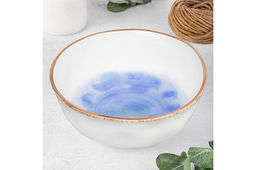 Салатник 18*18*7 см 1 л Кантри небесно-голубой