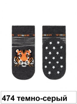 Носки дет.TIP-TOP 7С-54СП (антискол.),р.12(96/6) - 474 темно-серый