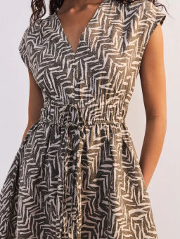 Платье из вискозы с принтом ZR2605012915-218 / Zarina