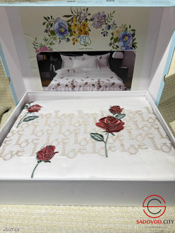 Хлопковые комплекты постельного белья с вышивкой