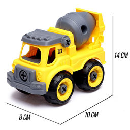 Конструктор винтовой «Бетономешалка», с отвёрткой, 24 детали