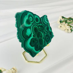 Срез Малахита на подставке - Радуга самоцветов фото 3