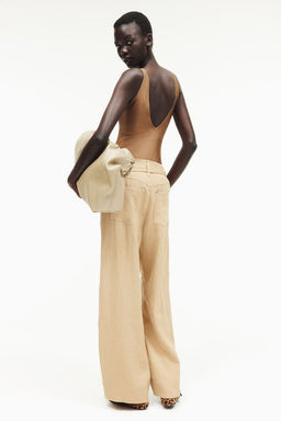 Pantalon amplio con cinturon - H&m фото 4