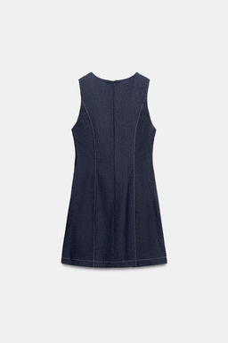 VESTIDO CORTO ALAMARES / ?ndigo - Zara фото 8