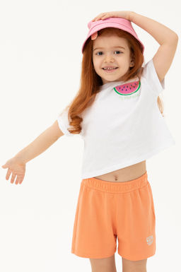 U. S. Polo Assn Белая футболка с круглым вырезом для девочек - U.s. polo assn фото 12