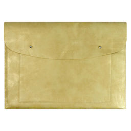 Папка для документов ESCALADA, А4+, арт. 70772/ 10 СПИЛОК МЕТАЛЛИК ЗОЛОТИСТЫЙ