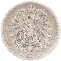 1 марка 1880 года Е Германия