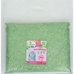 Наполнитель тофу, Пижон зеленый чай 4 кг впитываемость до 10 л