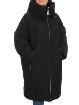 M-9097 BLACK Пальто зимнее женское CORUSKY (верблюжья шерсть)